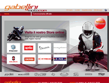 Tablet Screenshot of gabellinimoto.com